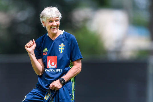 Förbundskapten Pia Sundhage