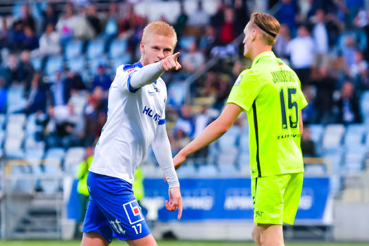 Norrköpings Karl Holmberg jublar