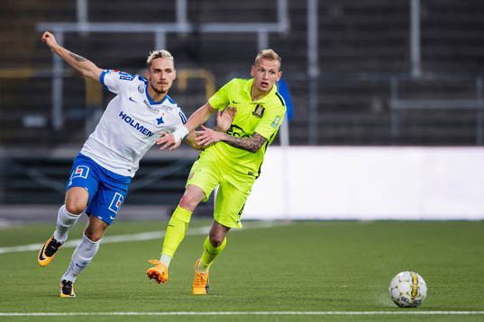 Norrköpings Linus Wahlqvist och Trakais Modestas Vorobjovas