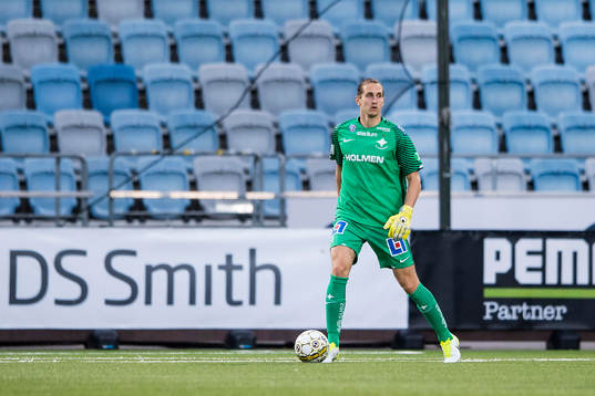 Norrköpings målvakt David Mitov Nilsson