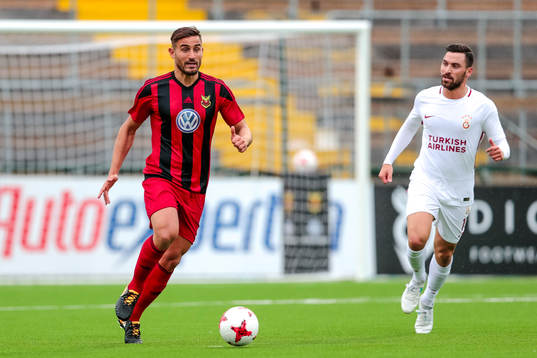 Östersunds Sotirios Papagiannopoulus och Galatasarays