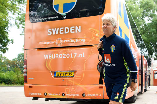 Förbundskapten Pia Sundhage