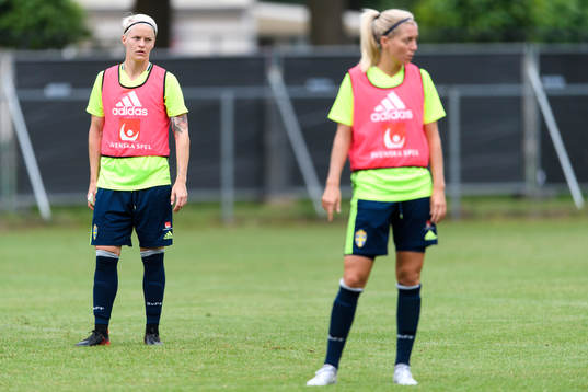 Nilla Fischer och Linda Sembrant