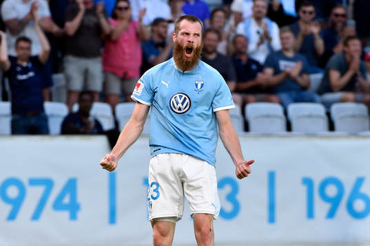 Malmö FFs Jo Inge Berget jublar