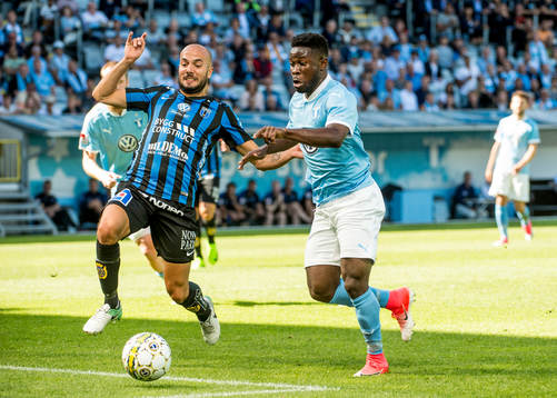 Sirius Karl Larson mot Malmö FFs Kingsley Sarfo