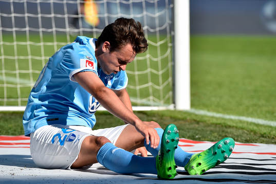 Malmö FFs Andreas Vindheim deppar