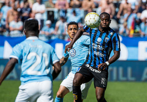 Sirius Moses Ogbu mot Malmö FFs Yoshimar Yotún