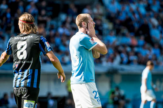 Malmö FFs Jo Inge Berget deppar