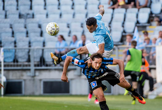 Sirius Philip Haglund mot Malmö FFs Yoshimar Yotún