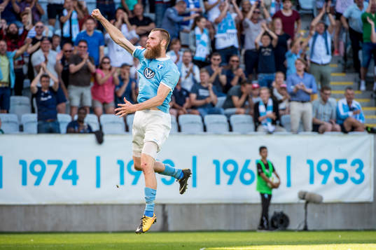 Malmö FFs Jo Inge Berget jublar
