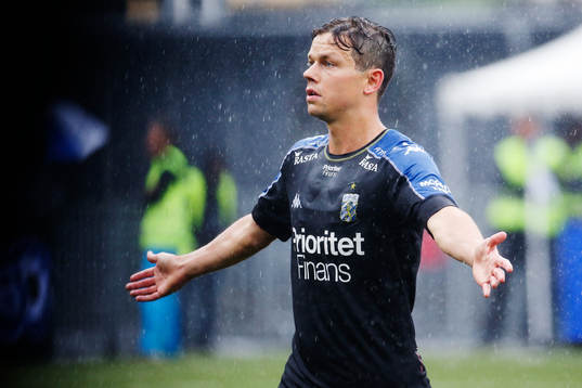 IFK Göteborgs Mads Albaek deppar