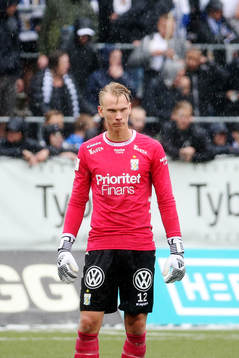 IFK Göteborgs målvakt Pontus Dahlberg deppar