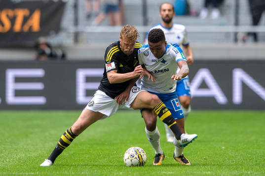 s Daniel Sundgren och Norrköpings Niclas Eliasson