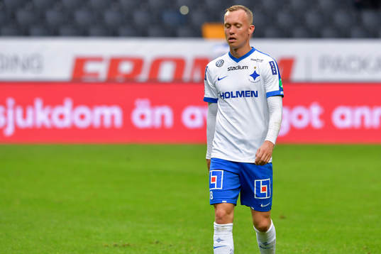 Norrköpings Gudmundur Thorarinsson deppar