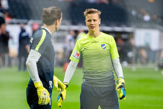 Norrköpings målvakt David Mitov Nilsson och
