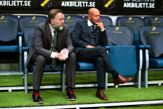 s sportchef Björn Wesström före  fotbollsmatchen i