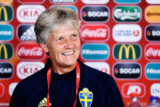 Förbundskapten Pia Sundhage