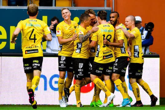 Elfsborgs spelare jublar