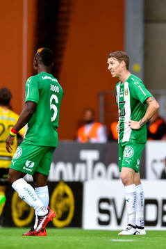 Hammarbys Birkir Már Saevarsson deppar