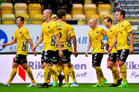 Elfsborgs spelare jublar