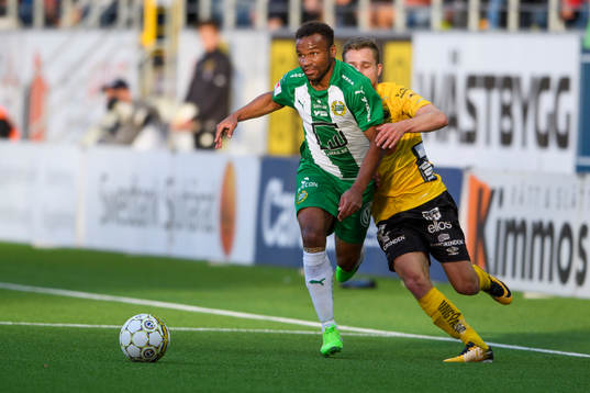 Hammarbys Serge-Junior Martinsson Ngouali och Elfsborgs