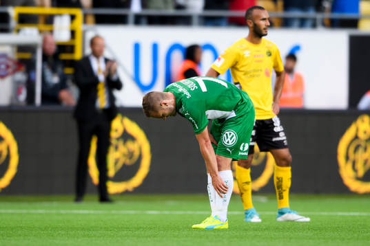 under fotbollsmatchen i Allsvenskan mellan