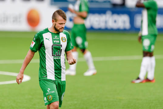 Hammarbys Mads Fenger Nielsen deppar