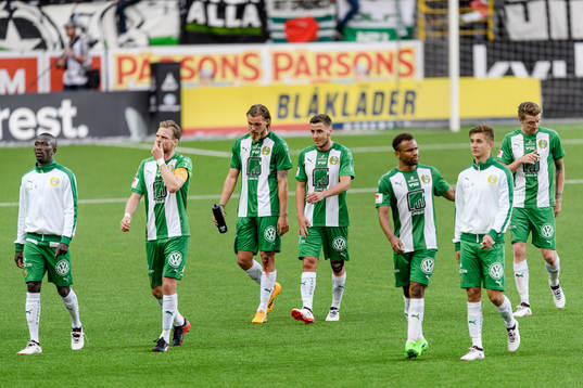 Hammarbys spelare deppar