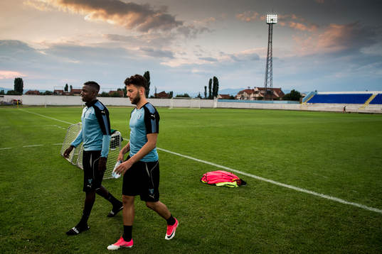 Malmö FFs Pa Konate och Erdal Rakip