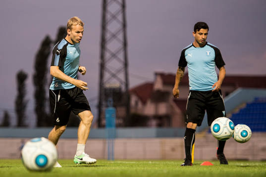 Malmö FFs Oscar Lewicki och Behrang Safari
