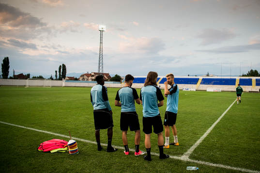 Malmö FFs Pa Konate, Erdal Rakip, Pawel Cibicki och Rasmus
