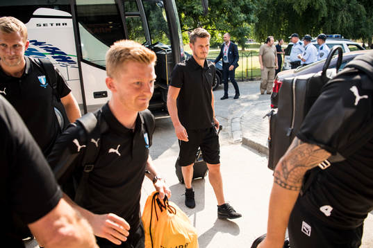 Malmö FFs Markus Rosenberg och Anders Christiansen
