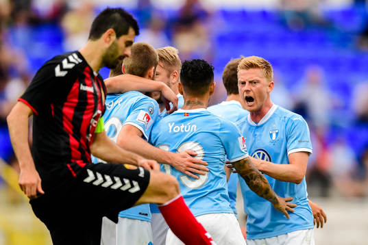 Malmö FFs Anders Christiansen jublar