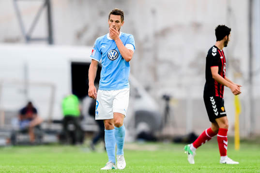 Malmö FFs Markus Rosenberg deppar