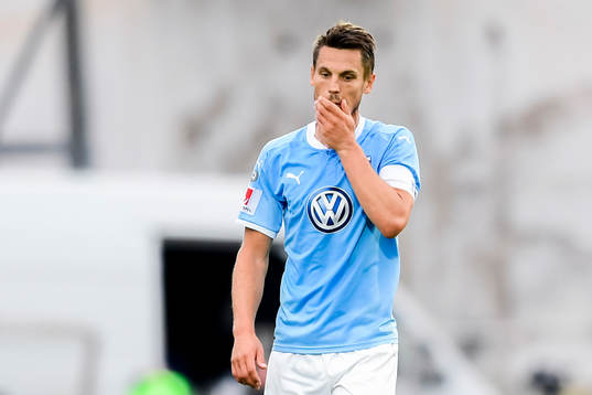 Malmö FFs Markus Rosenberg deppar