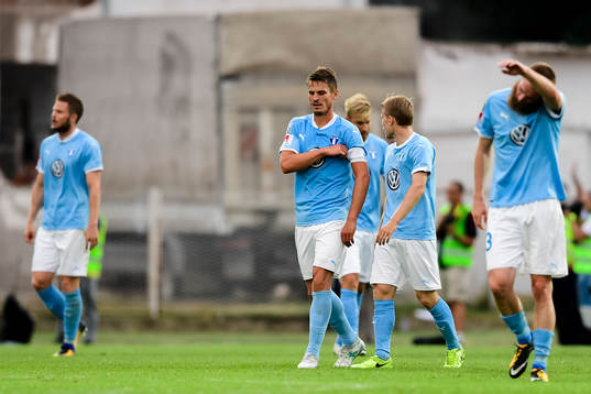 Malmö FFs Markus Rosenberg deppar