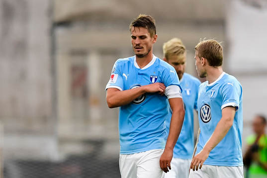 Malmö FFs Markus Rosenberg deppar