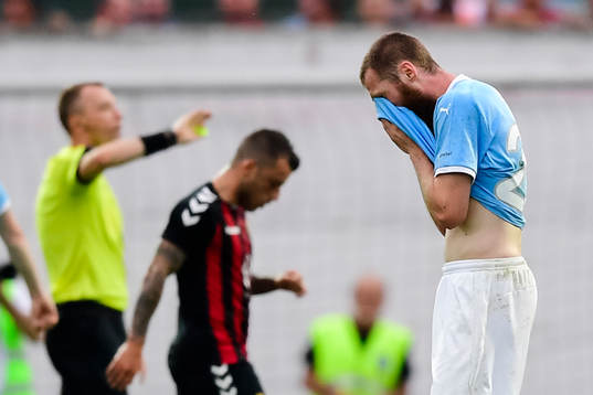 Malmö FFs Jo Inge Berget deppar