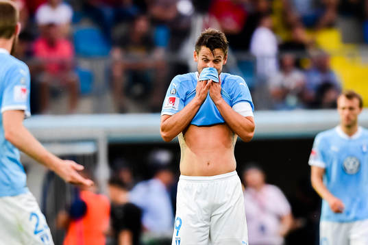 Malmö FFs Markus Rosenberg deppar