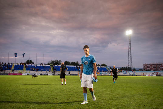 Malmö FFs Markus Rosenberg deppar när han lämnar planen