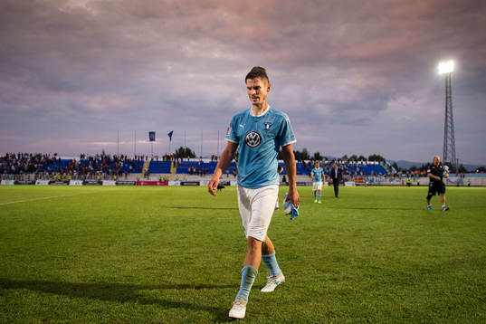 Malmö FFs Markus Rosenberg deppar när han lämnar planen