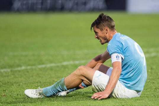 Malmö FFs Markus Rosenberg deppar