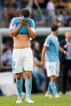 Malmö FFs Markus Rosenberg deppar