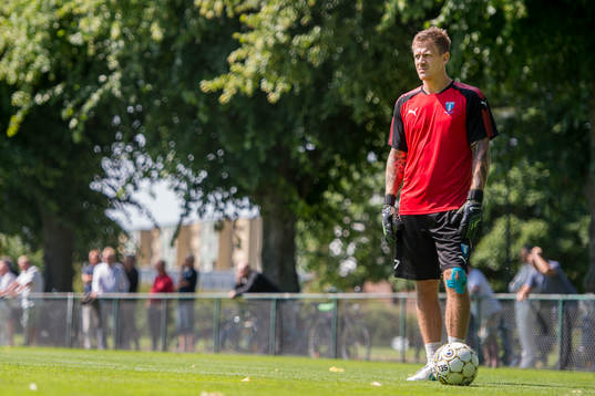 Malmö FFs målvakt Johan Dahlin