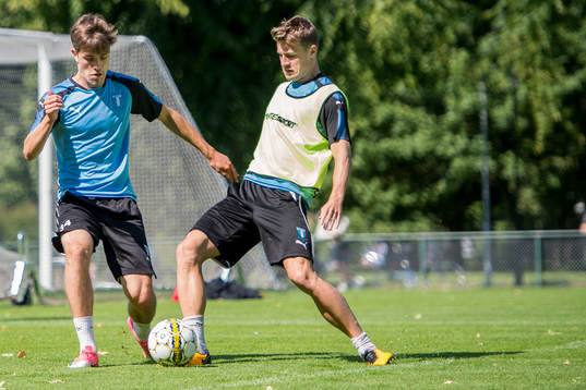 Malmö FFs Pavle Vagic och Mattias Svanberg