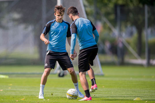 Malmö FFs Andreas Vindheim och Erdal Rakip
