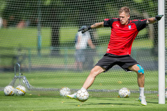 Malmö FFs målvakt Johan Dahlin