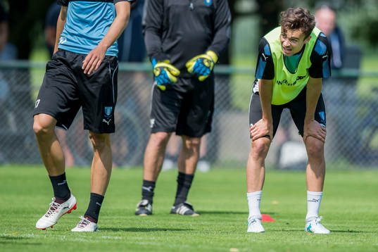 Malmö FFs Andreas Vindheim grimaserar