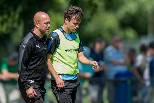 Malmö FFs assisterande tränare Olof Persson och Andreas