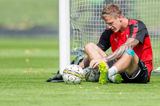Malmö FFs målvakt Johan Dahlin